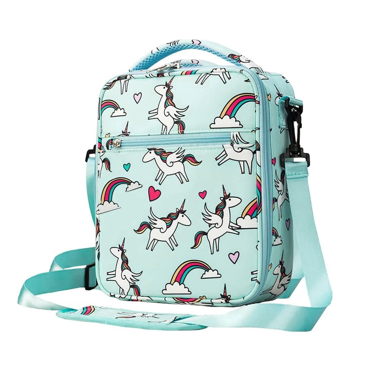 HASTHIP Lunch Box Bag, Insulated Lunch Bags for Camping School Picnic, Portable Lunch Box Bag for Office Man Women Student Kids Bento Box Pouch, Black HASTHIP Lunch Box Bag, Insulated Lunch Bags for Camping School Picnic, Portable Lunch Box Bag for Office Man Women Student Kids Bento Box Pouch, Black